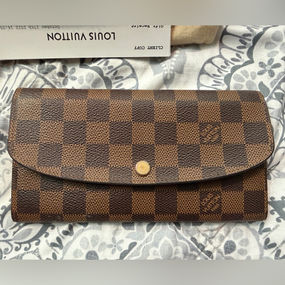 Louis Vuitton Damier Ebene Emelie Wallet - Picture 7 of 15